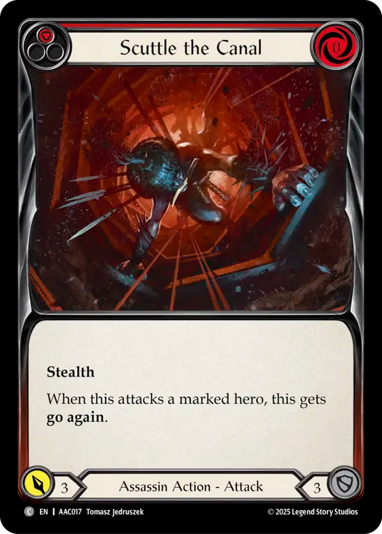 Scuttle the Canal (Red) - Flesh and Blood TCG - MoxLand