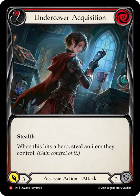 Undercover Acquisition (Red) - Flesh and Blood TCG - MoxLand