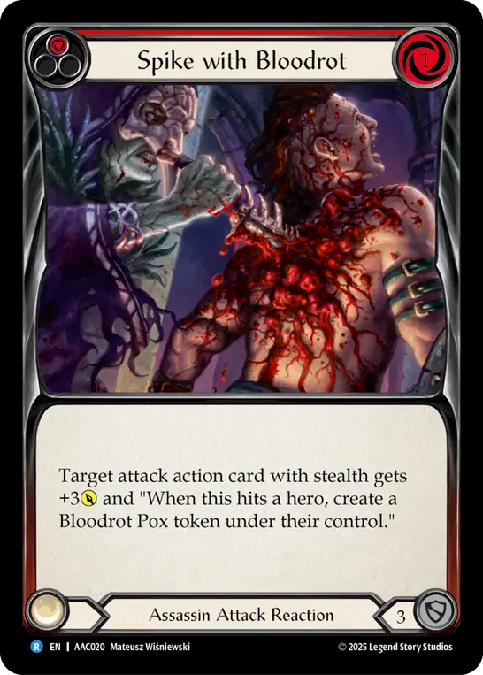 Spike with Bloodrot (Red) - Flesh and Blood TCG - MoxLand