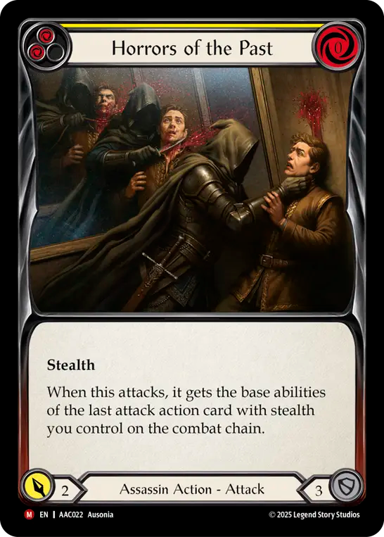 Horrors of the Past (Yellow) - Flesh and Blood TCG - MoxLand