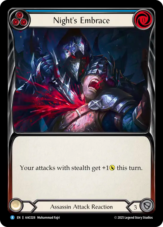 Night's Embrace (Blue) - Flesh and Blood TCG - MoxLand