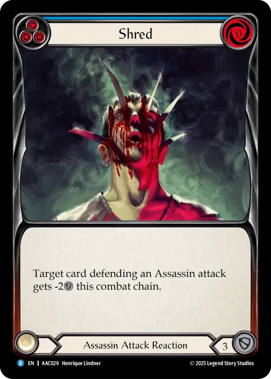 Shred (Blue) - Flesh and Blood TCG - MoxLand