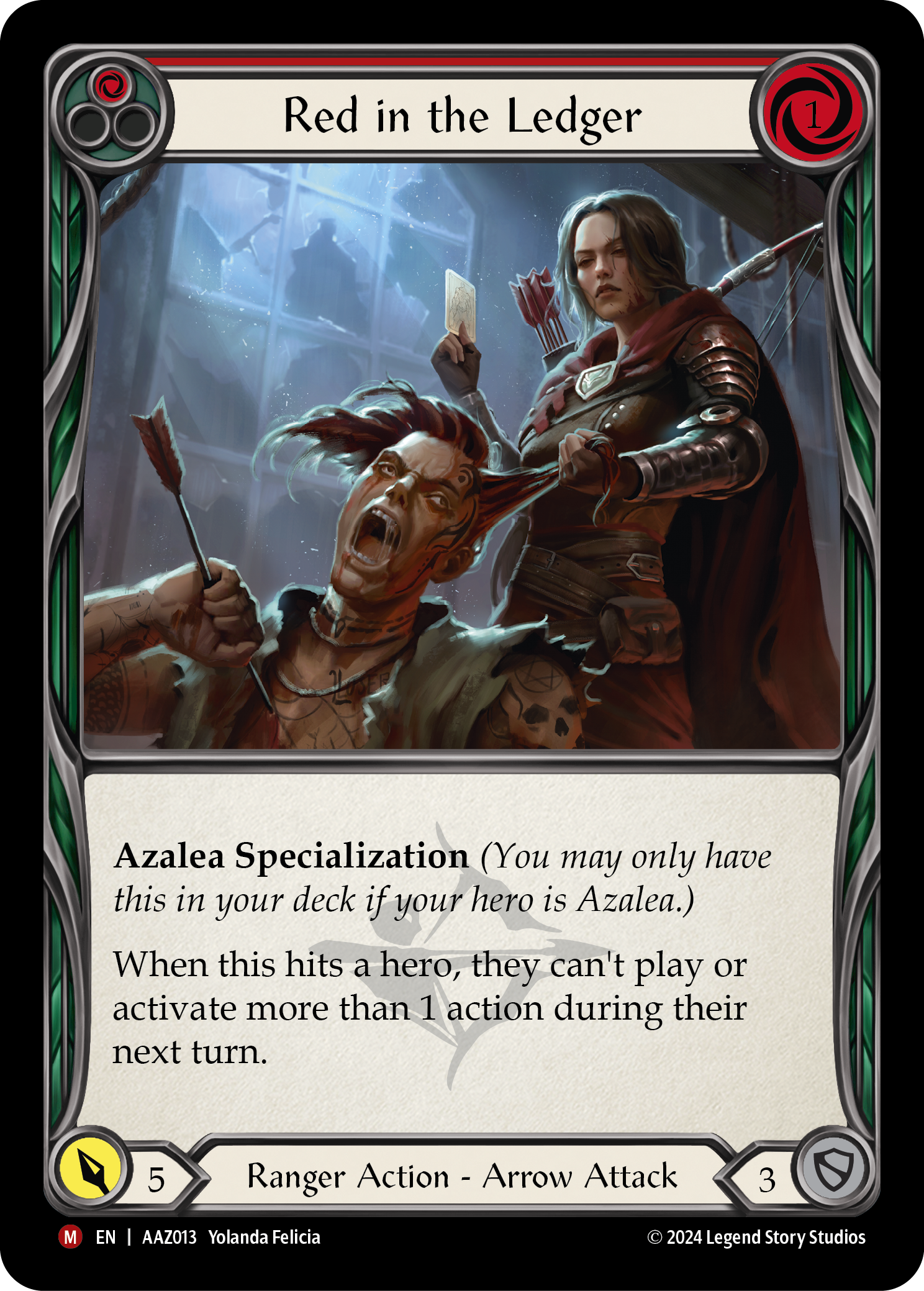 Red in the Ledger (Red) - Flesh and Blood TCG - MoxLand