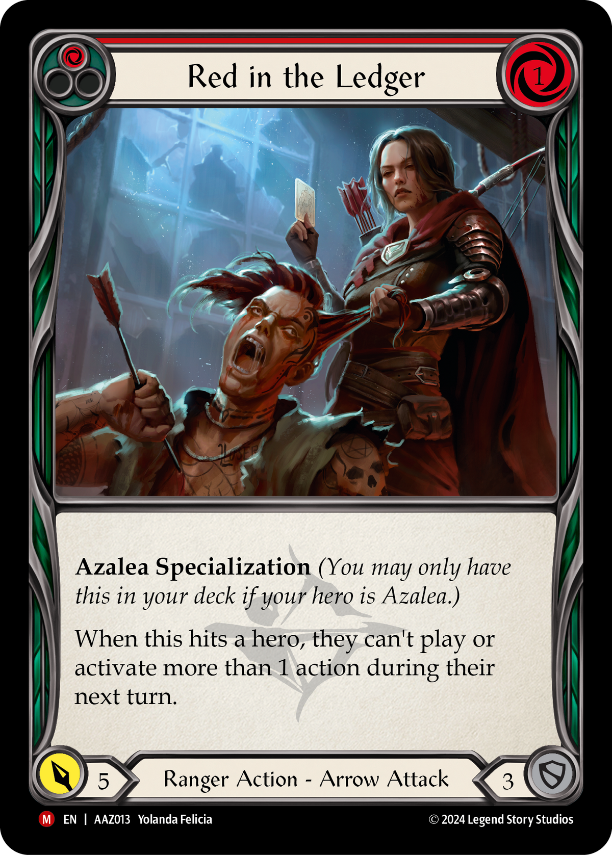 Red in the Ledger (Red) - Flesh and Blood TCG - MoxLand