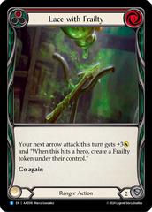 Lace with Frailty (Red) - Flesh and Blood TCG - MoxLand