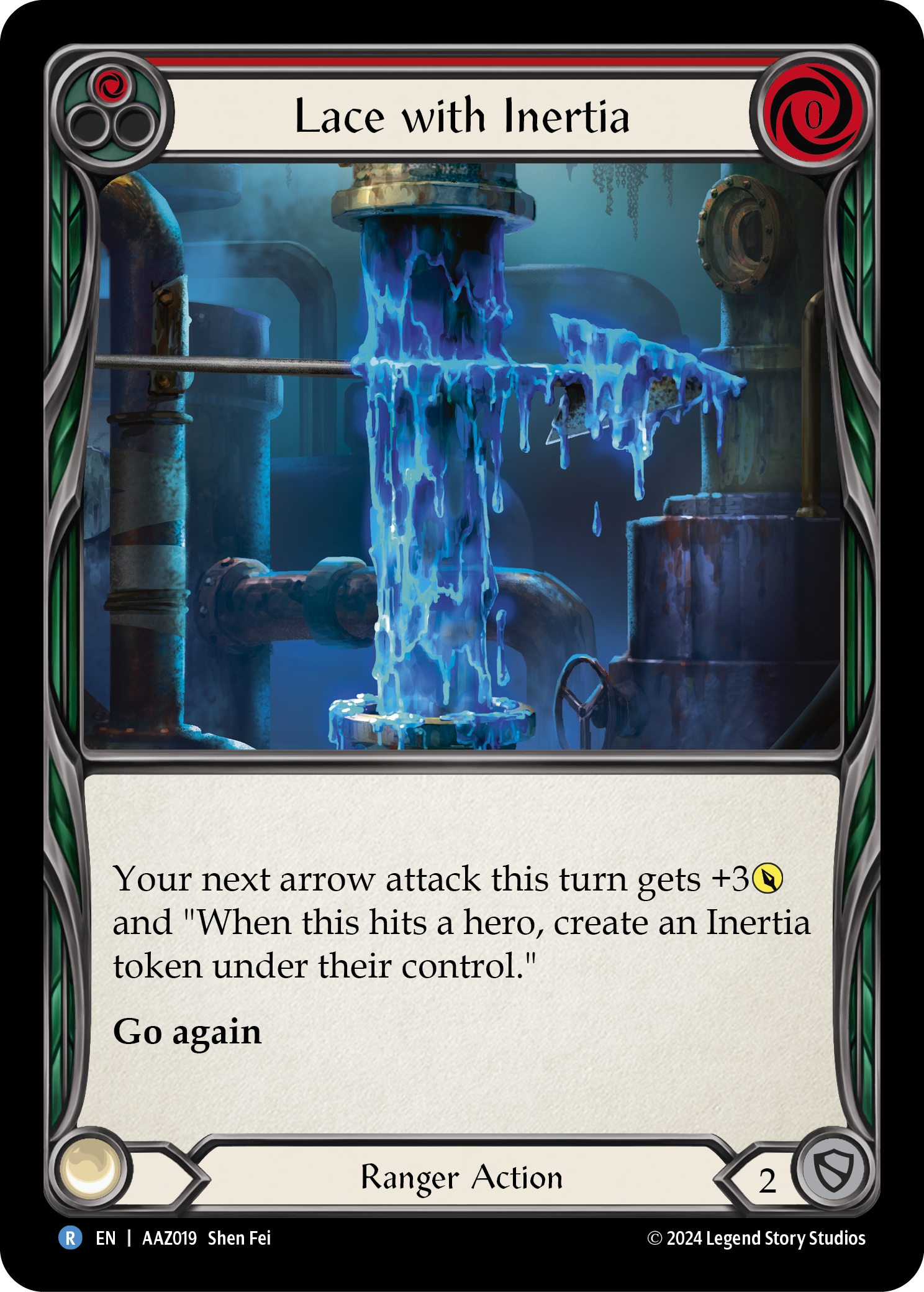 Lace with Inertia (Red) - Flesh and Blood TCG - MoxLand