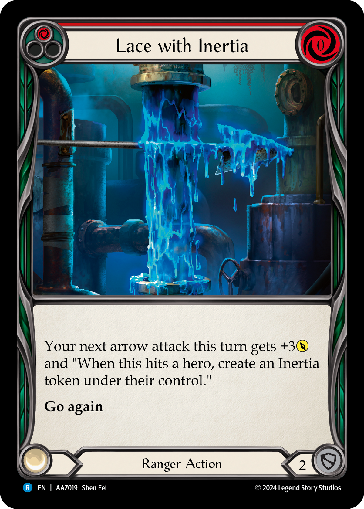 Lace with Inertia (Red) - Flesh and Blood TCG - MoxLand
