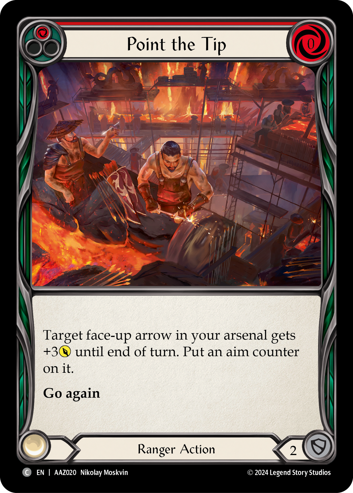 Point the Tip (Red) - Flesh and Blood TCG - MoxLand