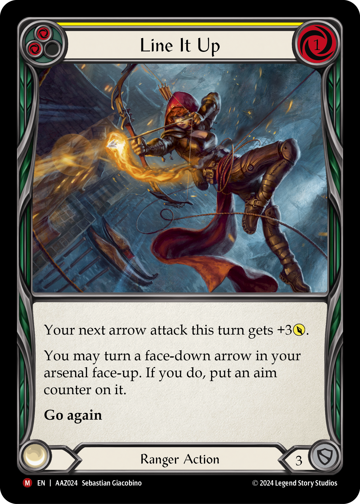 Line It Up (Yellow) - Flesh and Blood TCG - MoxLand