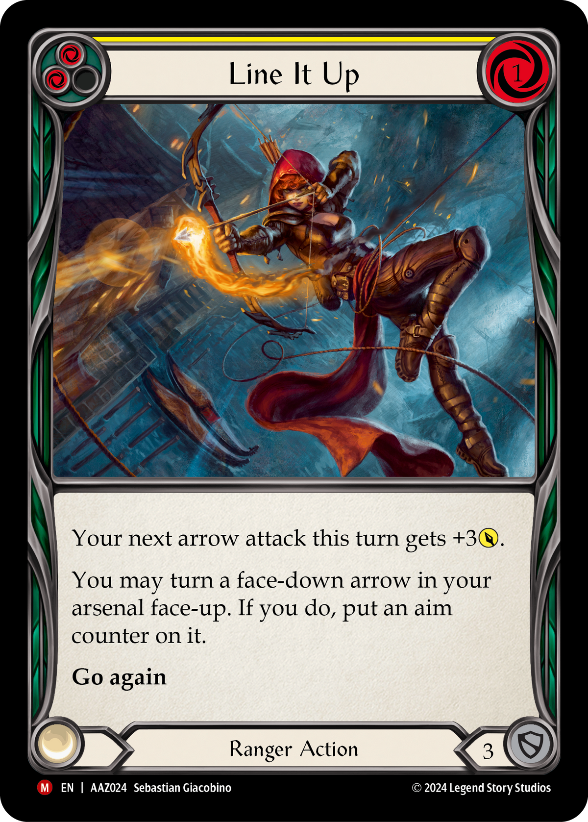 Line It Up (Yellow) - Flesh and Blood TCG - MoxLand