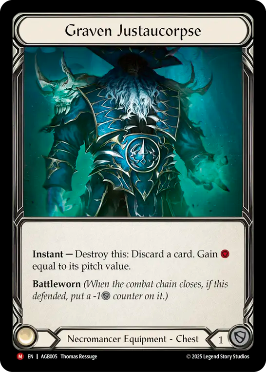 Graven Justaucorpse - Flesh and Blood TCG - MoxLand