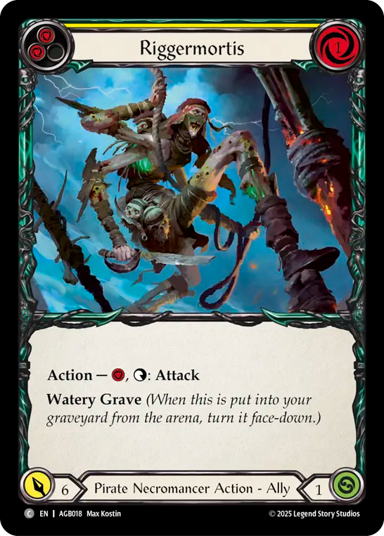 Riggermortis (Yellow) - Flesh and Blood TCG - MoxLand