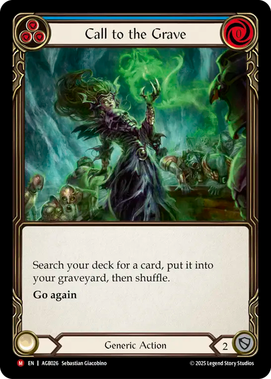 Call to the Grave (Blue) - Flesh and Blood TCG - MoxLand