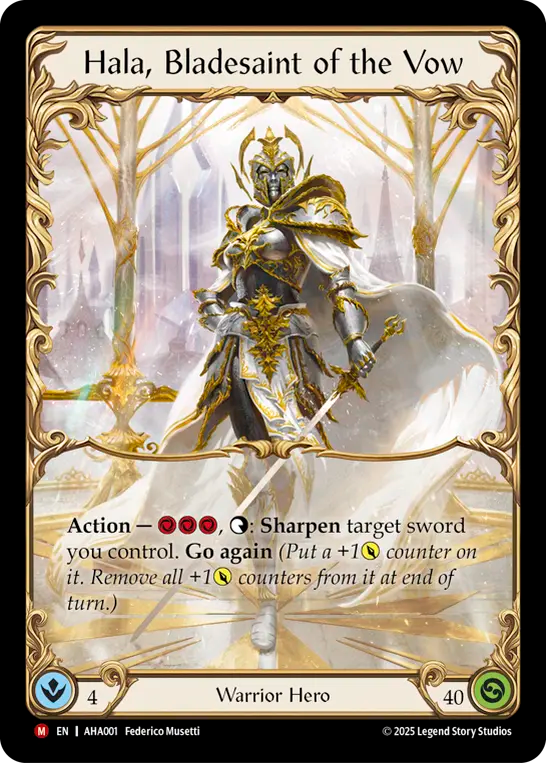 Hala, Bladesaint of the Vow - Flesh and Blood TCG - MoxLand