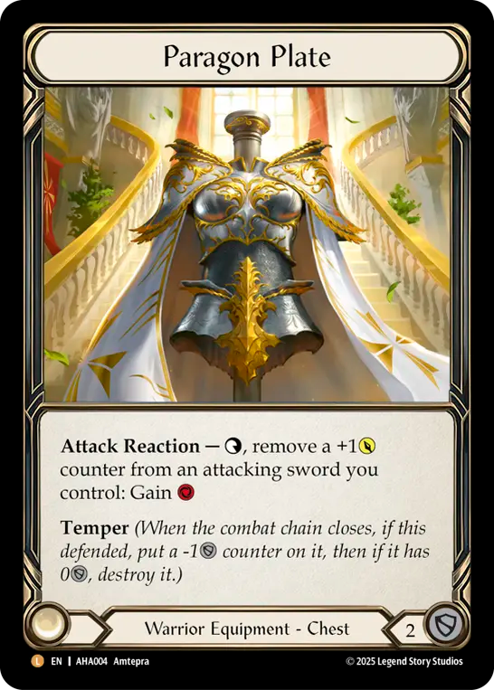 Paragon Plate - Flesh and Blood TCG - MoxLand