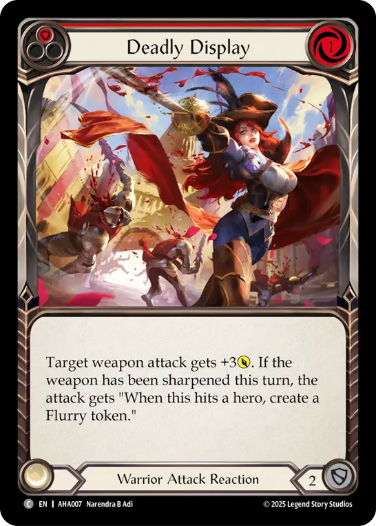 Deadly Display (Red) - Flesh and Blood TCG - MoxLand