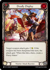 Deadly Display (Red) - Flesh and Blood TCG - MoxLand