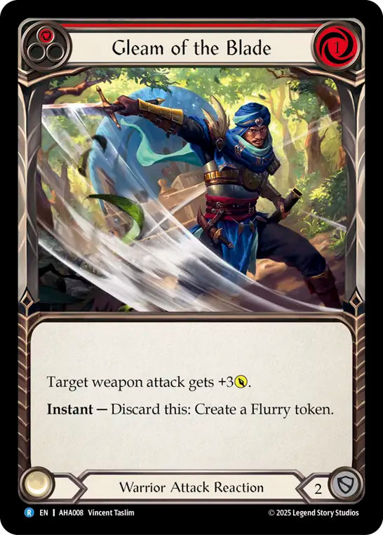 Gleam of the Blade (Red) - Flesh and Blood TCG - MoxLand