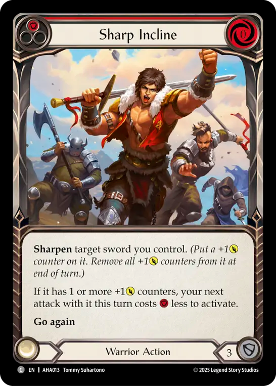 Sharp Incline (Red) - Flesh and Blood TCG - MoxLand