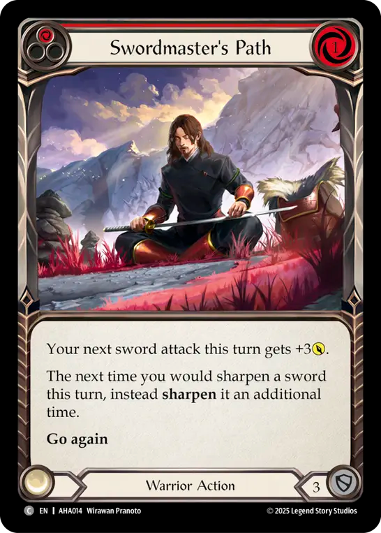 Swordmaster's Path (Red) - Flesh and Blood TCG - MoxLand