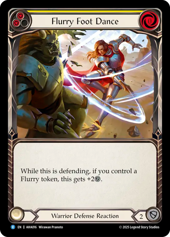 Flurry Foot Dance (Yellow) - Flesh and Blood TCG - MoxLand