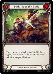 Backside of the Blade (Blue) - Flesh and Blood TCG - MoxLand