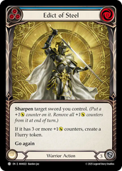 Edict of Steel (Blue) - Flesh and Blood TCG - MoxLand