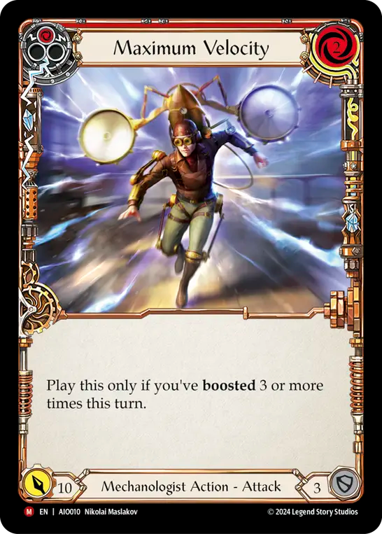 Maximum Velocity (Red) - Flesh and Blood TCG - MoxLand