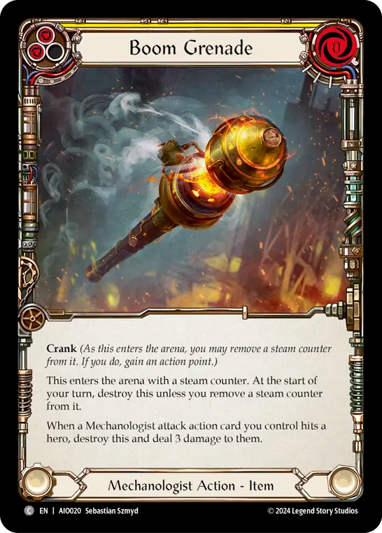 Boom Grenade (Yellow) - Flesh and Blood TCG - MoxLand