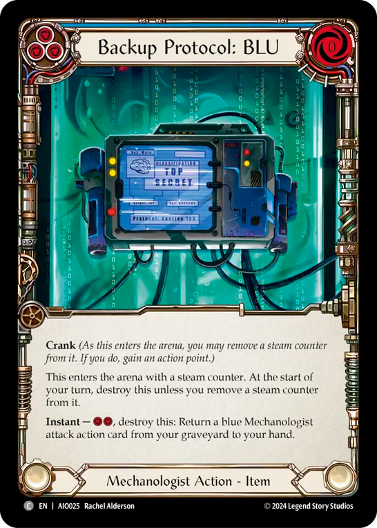 Backup Protocol: BLU (Blue) - Flesh and Blood TCG - MoxLand