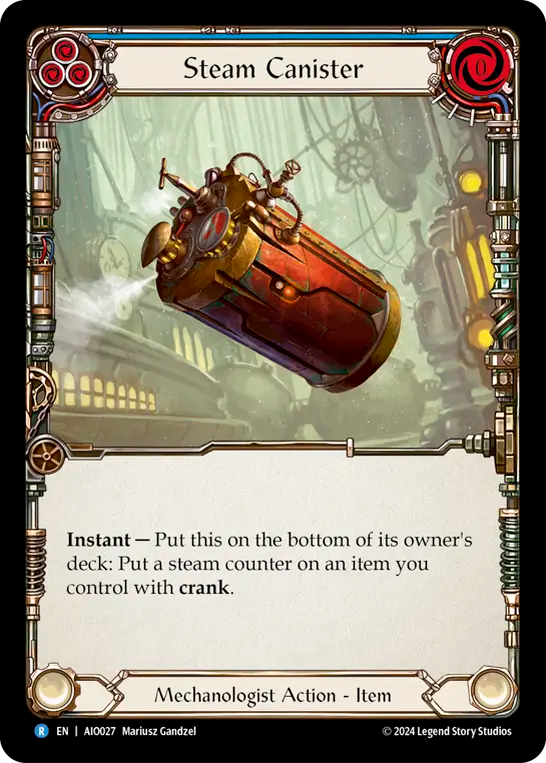 Steam Canister (Blue) - Flesh and Blood TCG - MoxLand