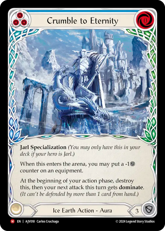 Crumble to Eternity (Blue) - Flesh and Blood TCG - MoxLand
