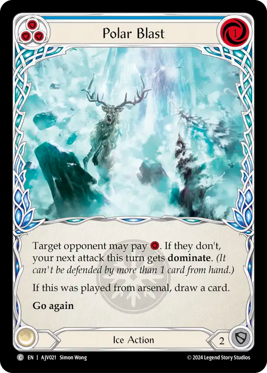 Polar Blast (Blue) - Flesh and Blood TCG - MoxLand
