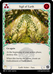 Sigil of Earth (Blue) - Flesh and Blood TCG - MoxLand
