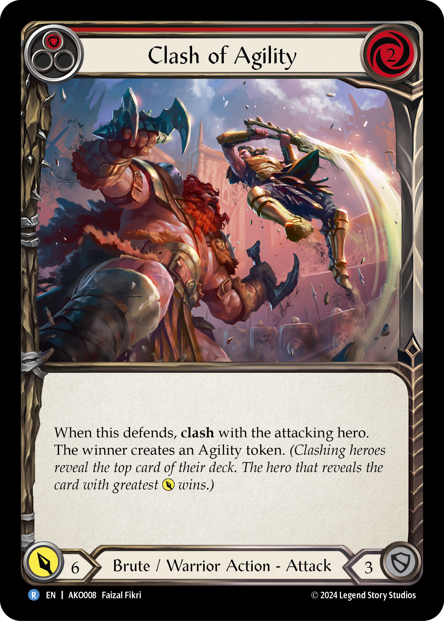 Clash of Agility (Red) - Flesh and Blood TCG - MoxLand