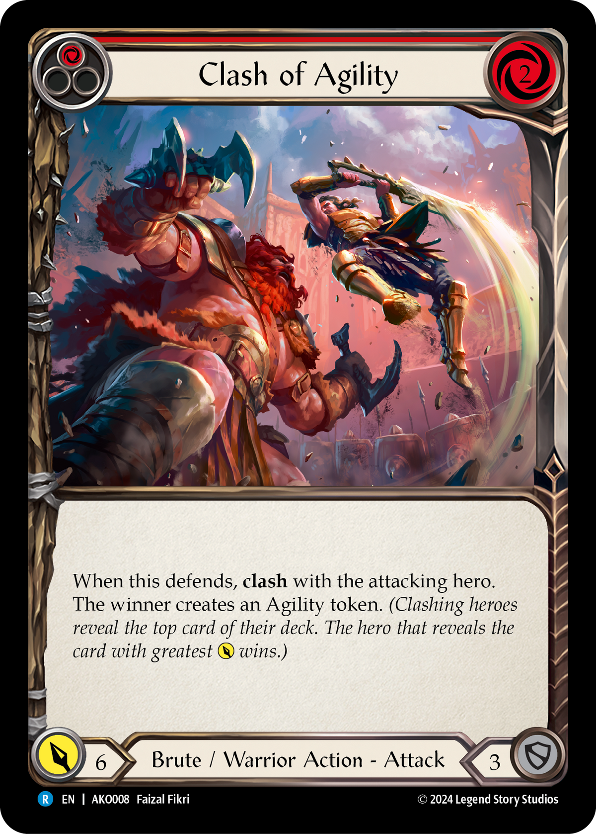 Clash of Agility (Red) - Flesh and Blood TCG - MoxLand