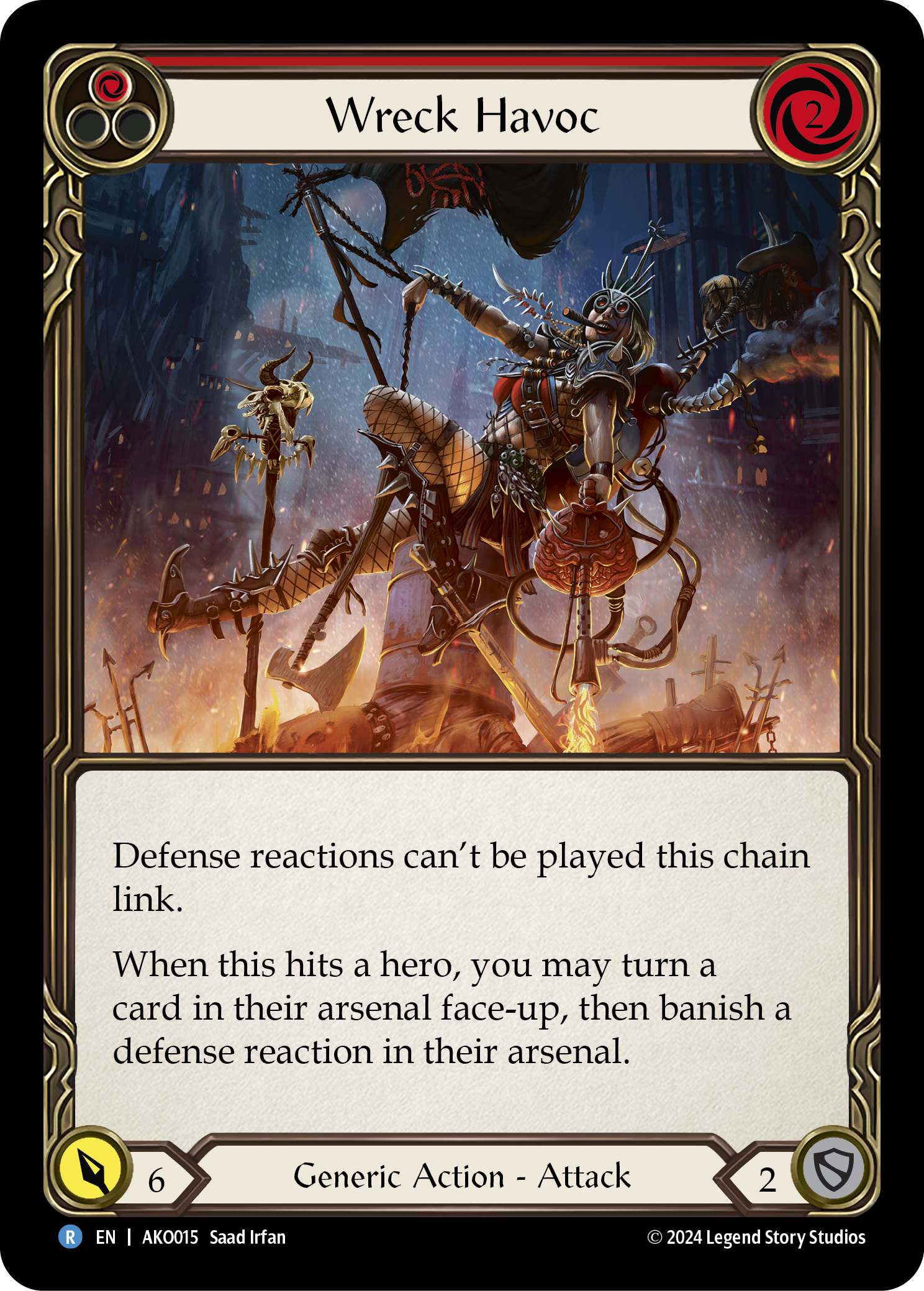 Wreck Havoc (Red) - Flesh and Blood TCG - MoxLand