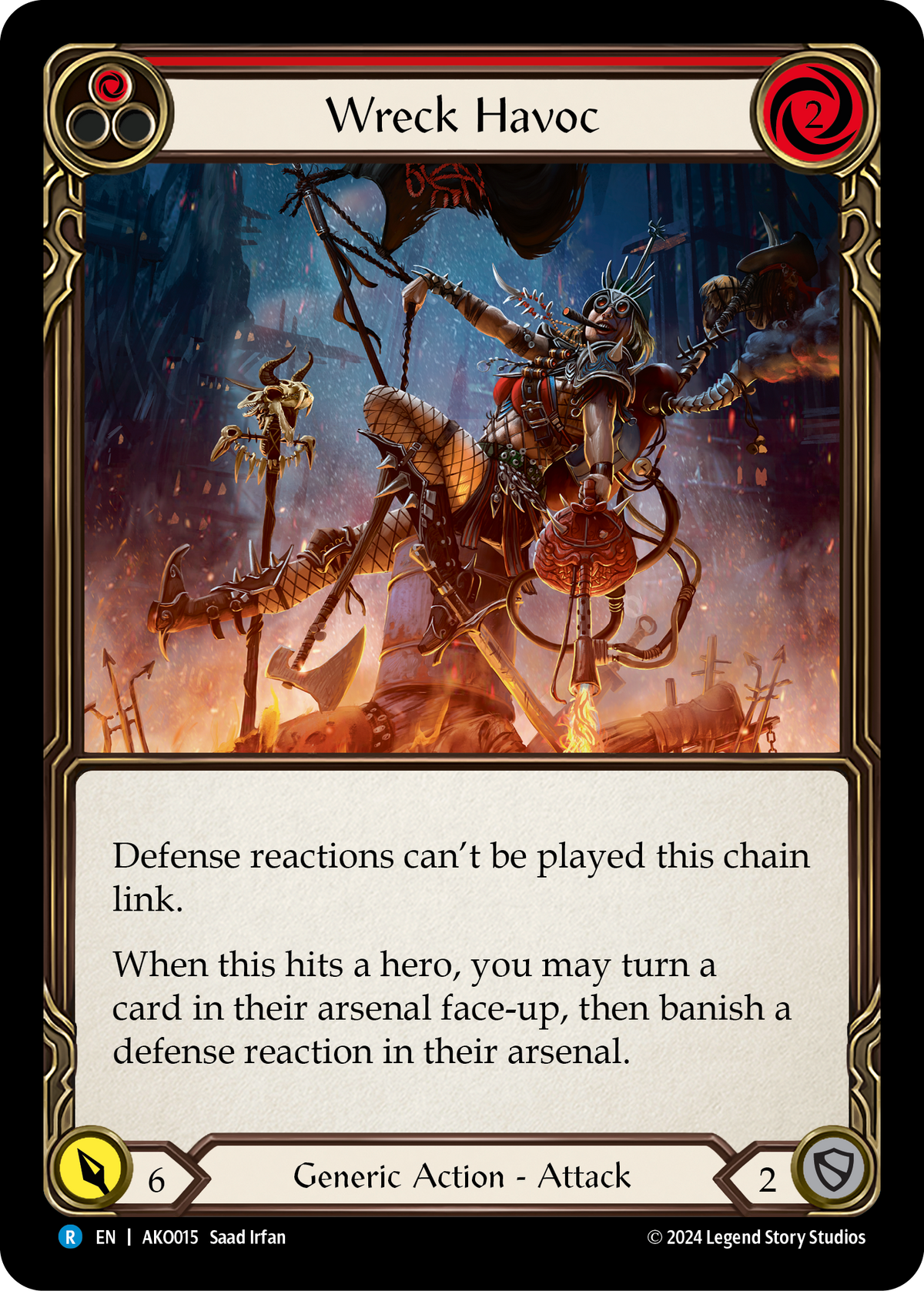 Wreck Havoc (Red) - Flesh and Blood TCG - MoxLand