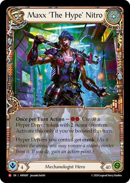 Maxx 'The Hype' Nitro - Flesh and Blood TCG - MoxLand