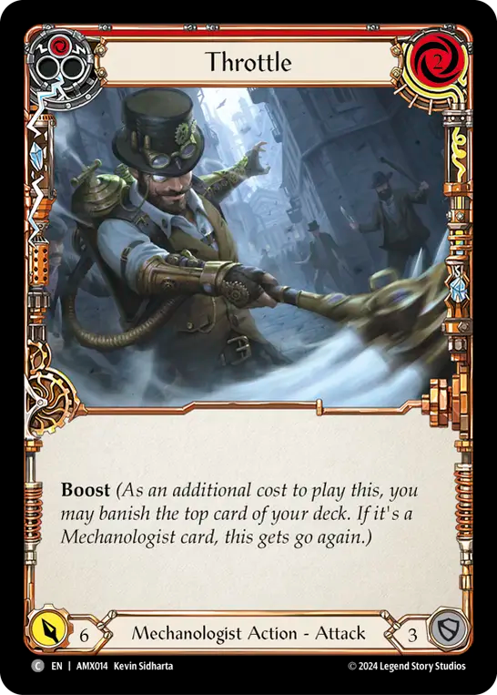 Throttle (Red) - Flesh and Blood TCG - MoxLand