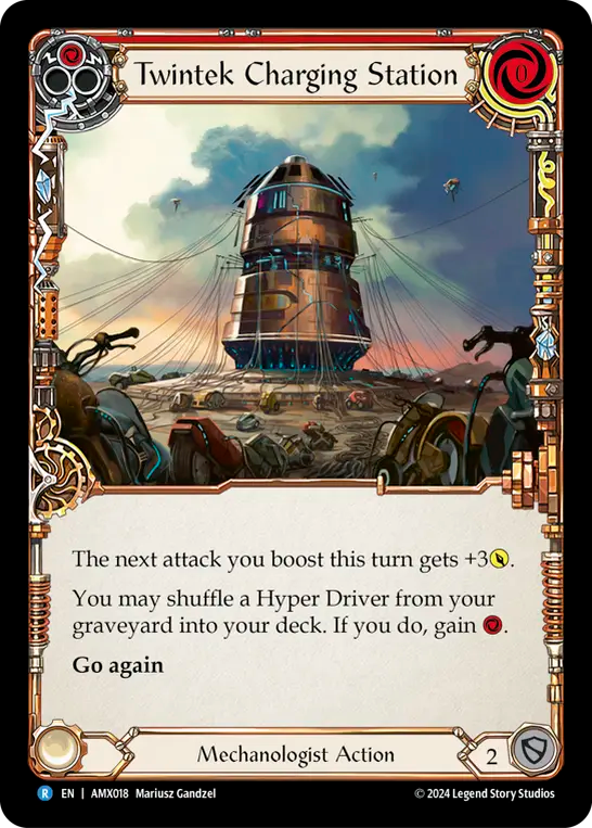 Twintek Charging Station (Red) - Flesh and Blood TCG - MoxLand