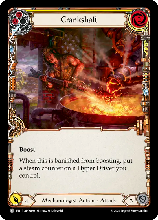 Crankshaft (Yellow) - Flesh and Blood TCG - MoxLand