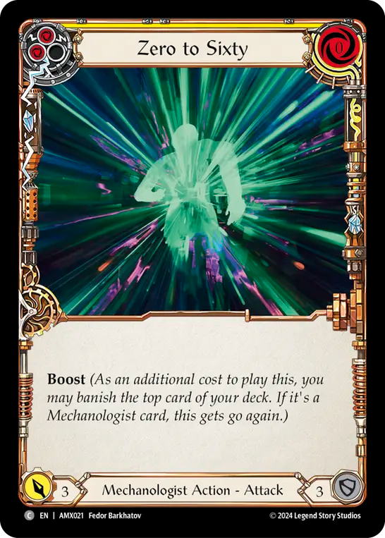 Zero to Sixty (Yellow) - Flesh and Blood TCG - MoxLand