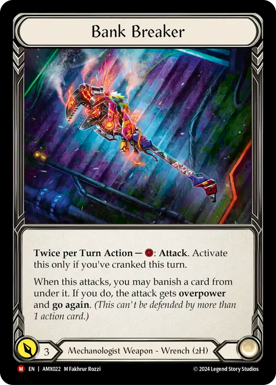Construct Bank Breaker (Yellow) // Bank Breaker - Flesh and Blood TCG - MoxLand