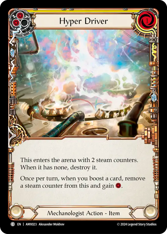Hyper Driver (Yellow) - Flesh and Blood TCG - MoxLand