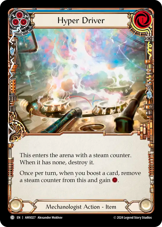 Hyper Driver (Blue) - Flesh and Blood TCG - MoxLand