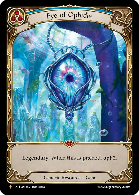 Eye of Ophidia (Blue) - Flesh and Blood TCG - MoxLand