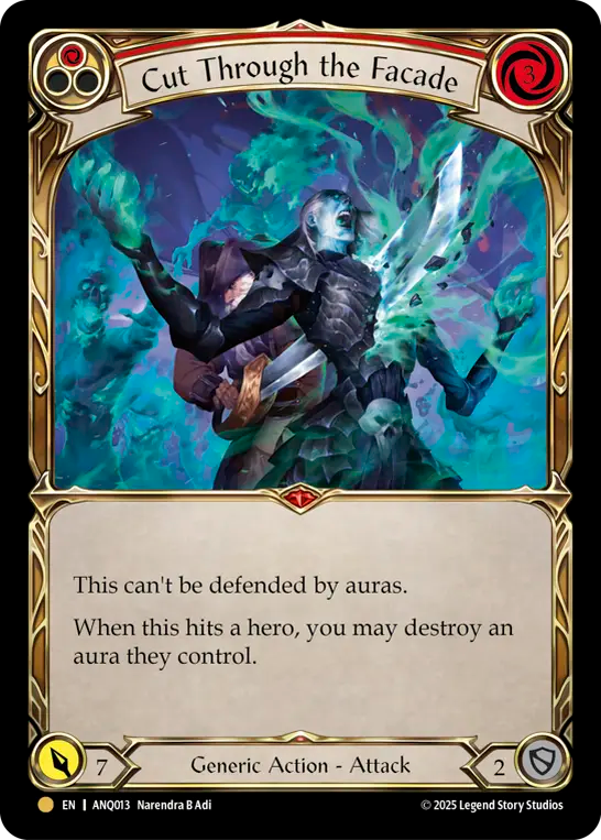 Cut Through the Facade (Red) - Flesh and Blood TCG - MoxLand
