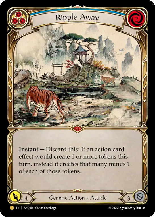 Ripple Away (Blue) - Flesh and Blood TCG - MoxLand
