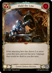 Hold the Line (Blue) - Flesh and Blood TCG - MoxLand